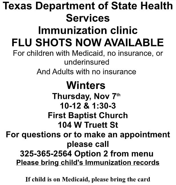 Immunization Winters - Nov